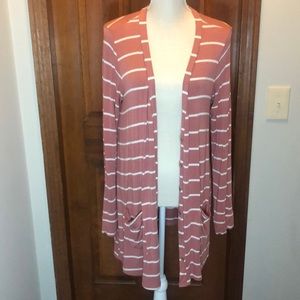Agnes and Dora striped cardigan